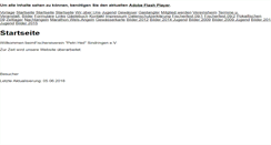 Desktop Screenshot of fv-sindringen.de